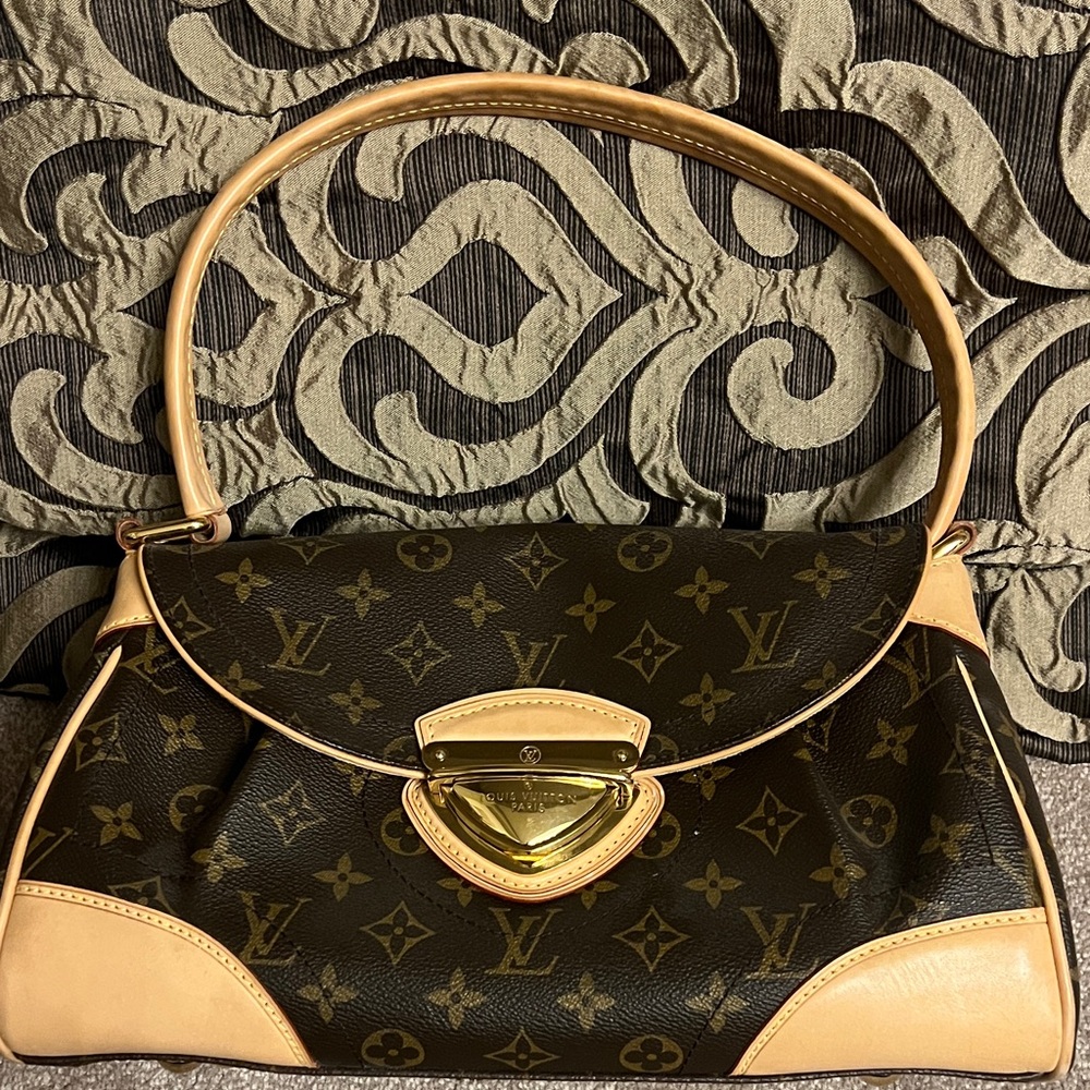 New Luis Vuitton Luxury Designer Brown and Tan Handbag
